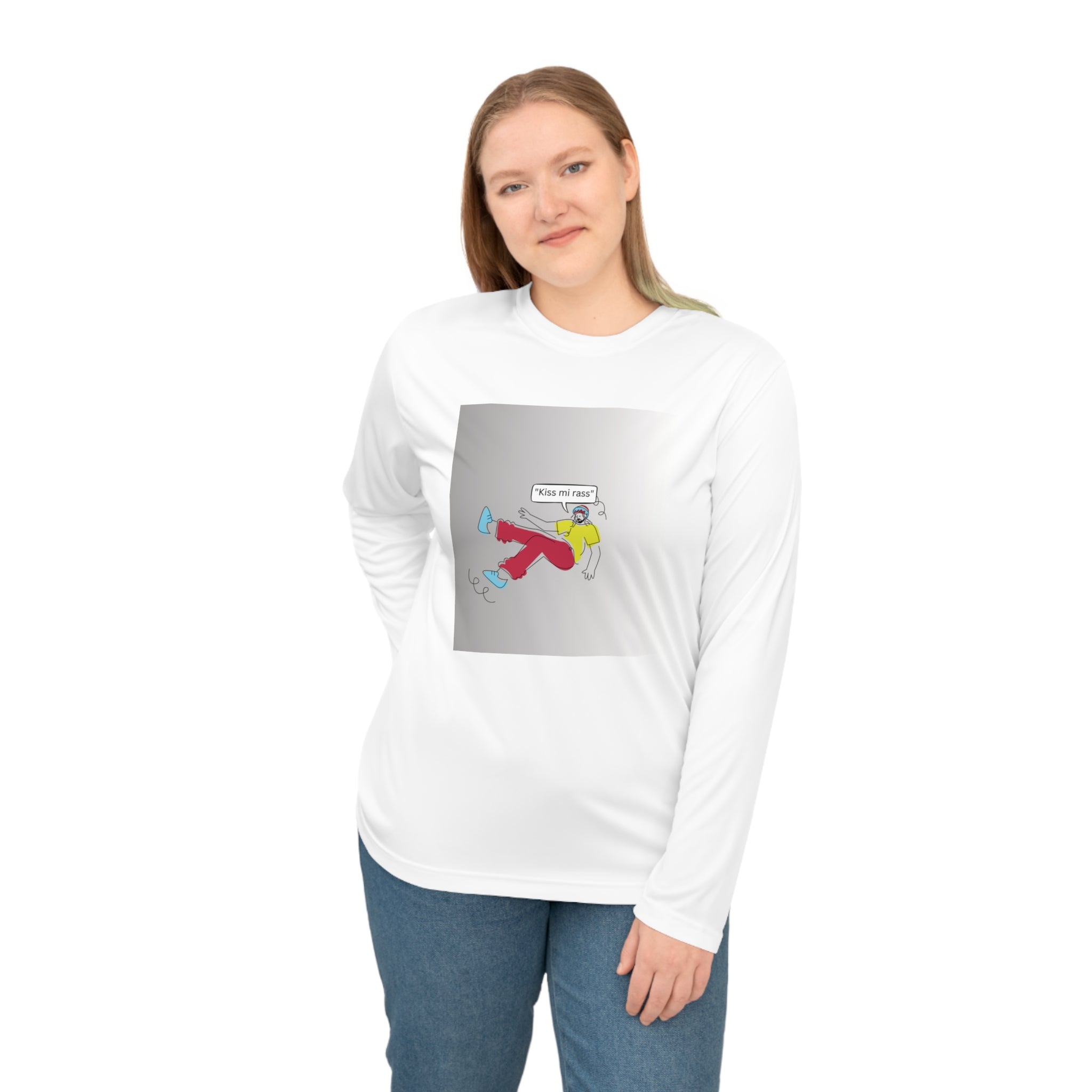 Skateboard Cat Long Sleeve Shirt — 'Take the Day Off' Graphic Performance Tee