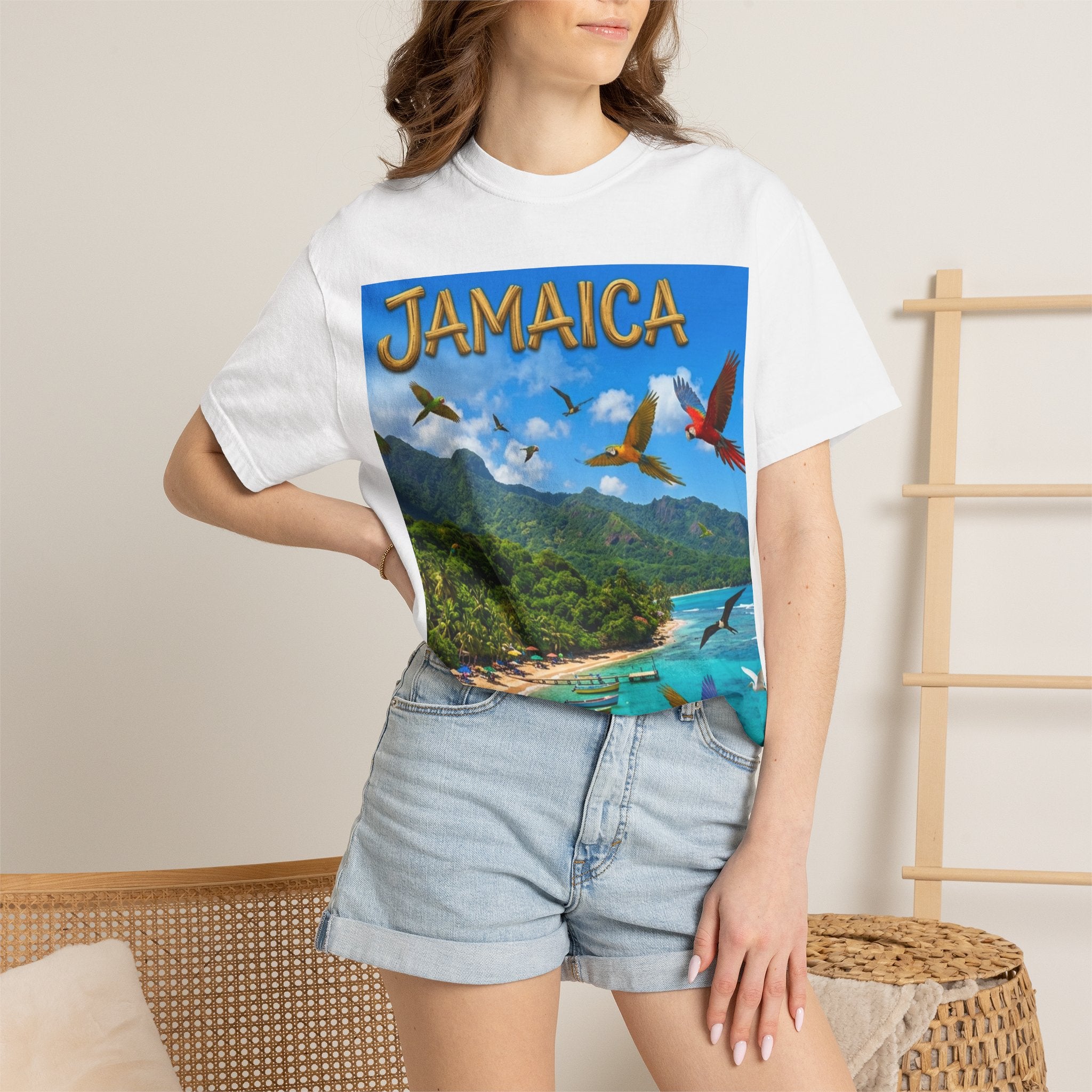 Yard Man Vibz Signature Tee — Garment-Dyed Unisex T-Shirt