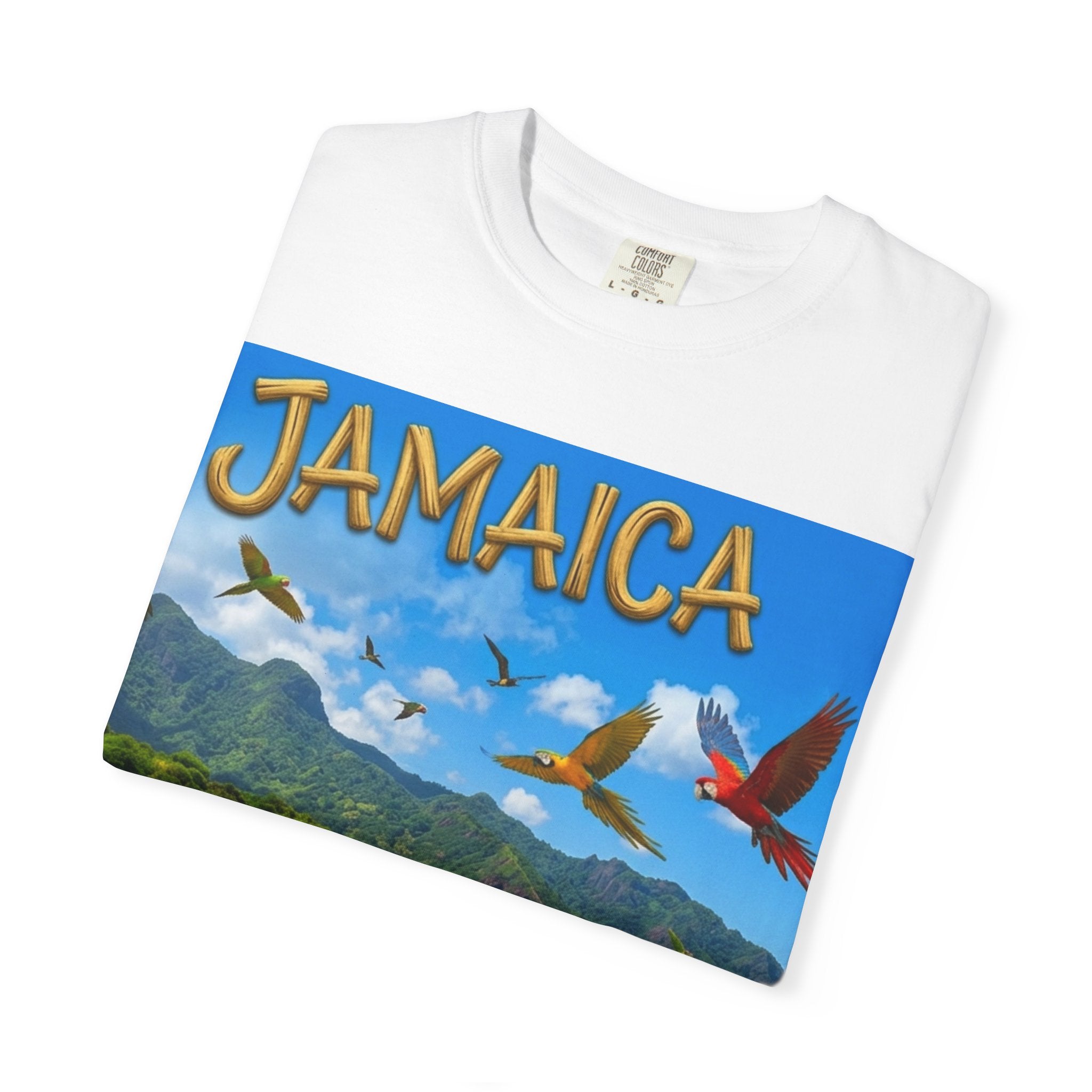 Yard Man Vibz Signature Tee — Garment-Dyed Unisex T-Shirt