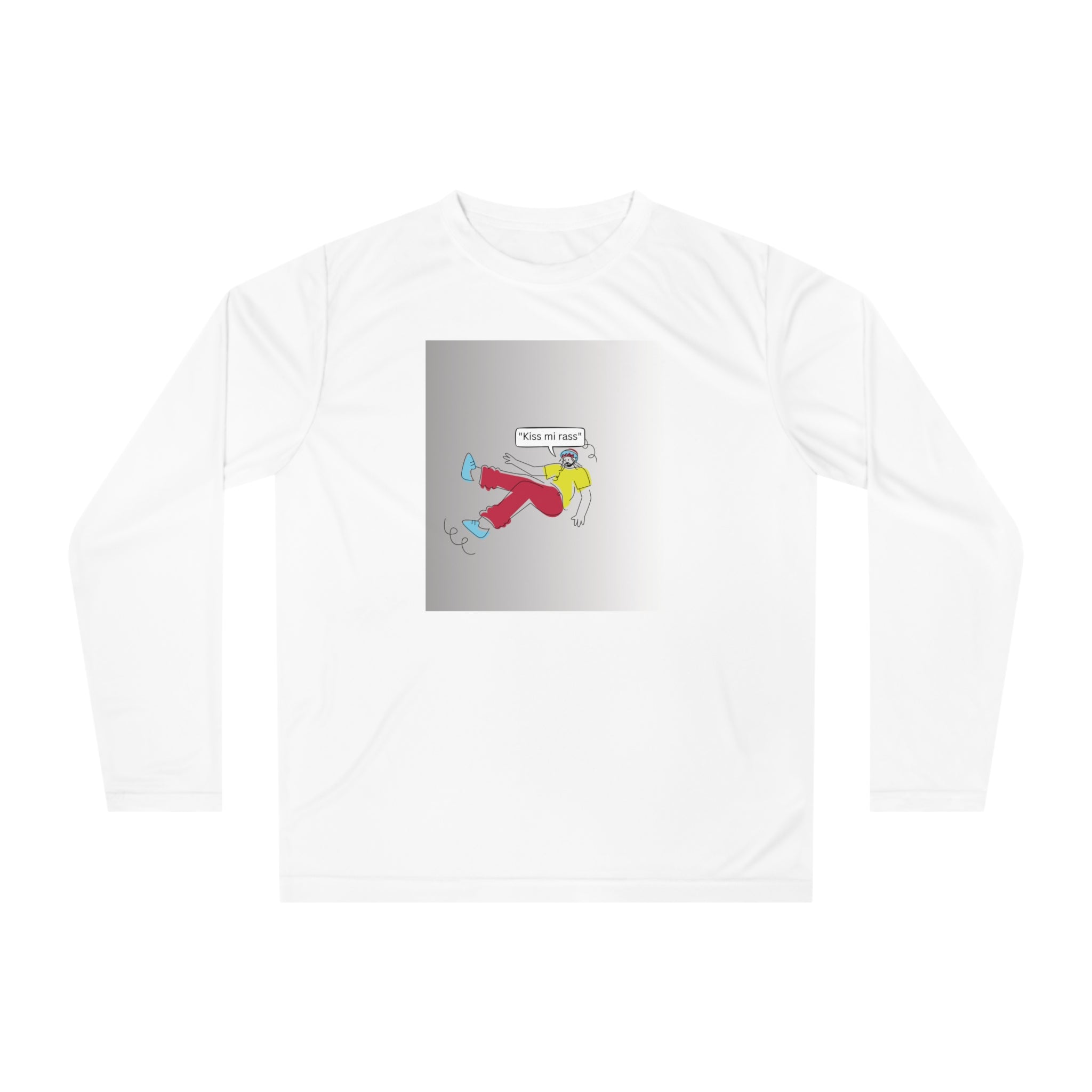 Skateboard Cat Long Sleeve Shirt — 'Take the Day Off' Graphic Performance Tee